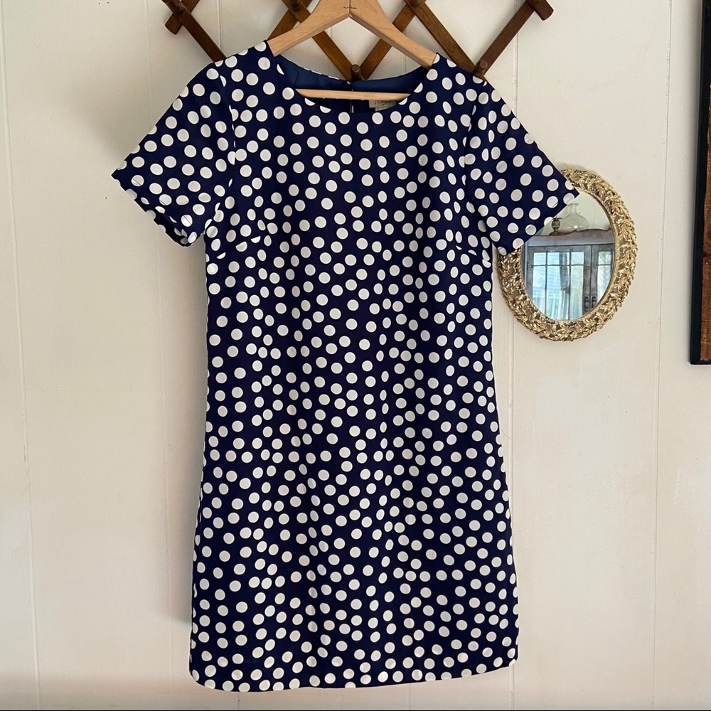 J. Crew • Polka Dot Midi Dress